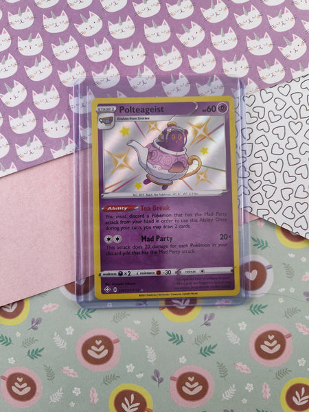 Pokemon TCG Rare Polteageist Shining Fates Shiny Vault Holo Card SV053 Pfaltzcraftsmore Pokemon TCG Rare Polteageist Shining Fates Shiny Vault Holo Card SV053 Pfaltzcraftsmore