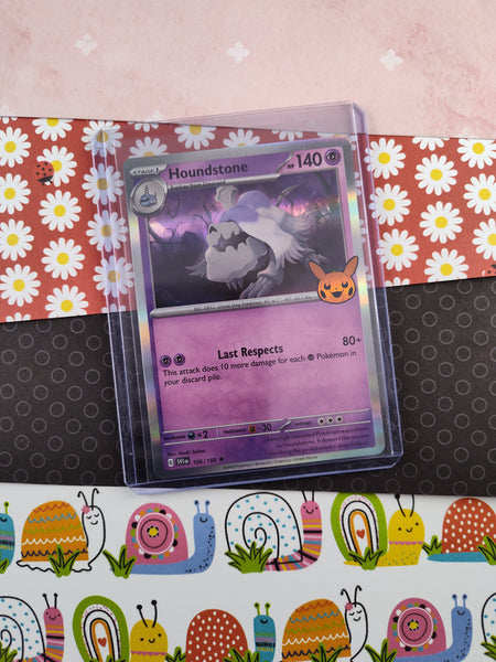 Pokemon TCG - Houndstone Trick or Trade (Stamped) Holographic Card 106/198 - NM