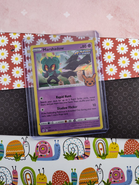 Pokemon TCG - Marshadow Trick or Trade (Stamped) Holographic Card 080/ Pfaltzcraftsmore Pokemon TCG - Marshadow Trick or Trade (Stamped) Holographic Card 080/ Pfaltzcraftsmore