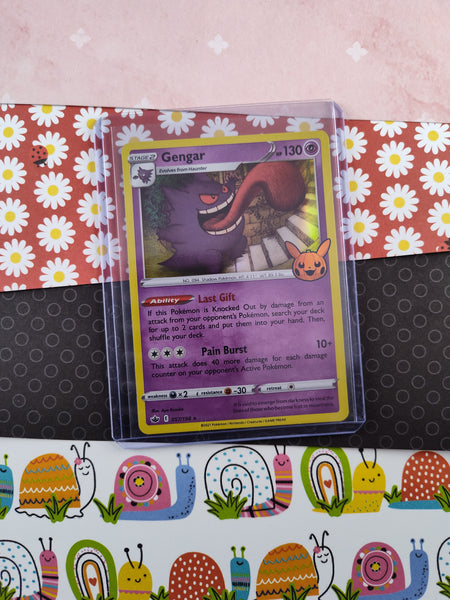 Pokemon TCG - Gengar Trick or Trade (Stamped) Holographic Card 057/198 Pfaltzcraftsmore Pokemon TCG - Gengar Trick or Trade (Stamped) Holographic Card 057/198 Pfaltzcraftsmore