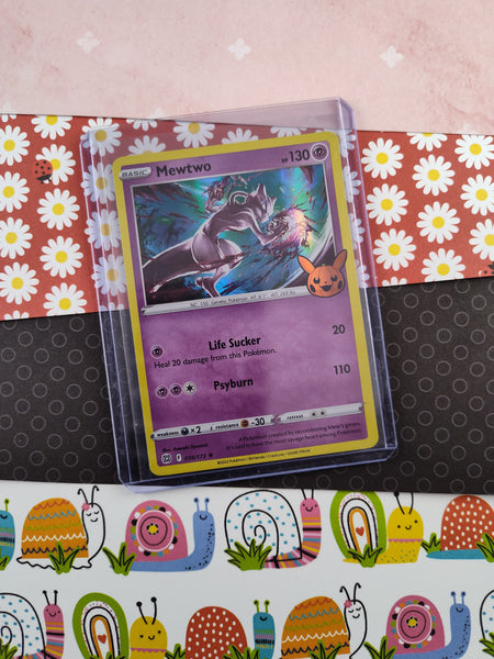 Pokemon TCG - Mewtwo Trick or Trade (Stamped) Holographic Card 056/172 - NM Pokemon TCG - Mewtwo Trick or Trade (Stamped) Holographic Card 056/172 - NM