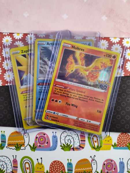 Pokemon TCG - Legendary Birds Pokemon GO (Stamped) Holographic Cards S Pfaltzcraftsmore Pokemon TCG - Legendary Birds Pokemon GO (Stamped) Holographic Cards S Pfaltzcraftsmore