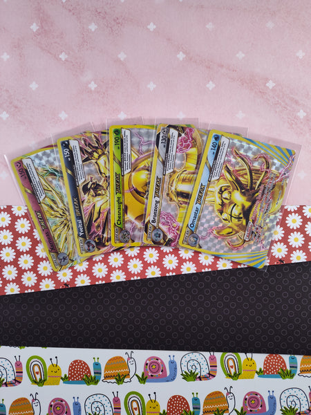 Pokemon TCG - BREAK Full Art Holographic Cards Set/5 - NM