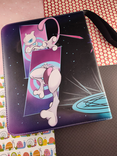 Pokemon Legendary Mewtwo Faux Leather 9-Pocket Binder, Like New Pfaltzcraftsmore Pokemon Legendary Mewtwo Faux Leather 9-Pocket Binder, Like New Pfaltzcraftsmore