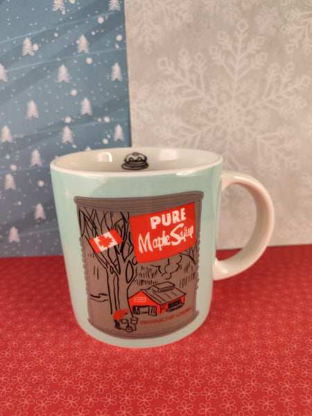 Wendy Tancock For Abbott: Pure Maple Syrup 14 oz Ceramic Coffee Mug, Excellent