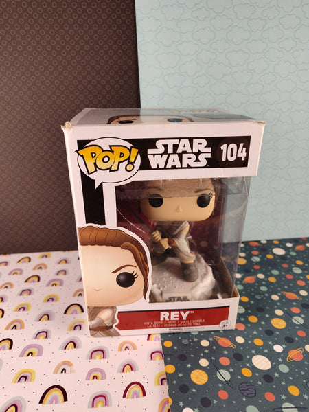 Funko Pop! Star Wars, Rey Bobblehead #104 NIB