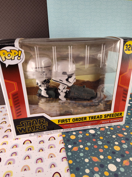 Funko Pop! Star Wars, First Order Tread Speeder Double-Bobblehead #320 NIB