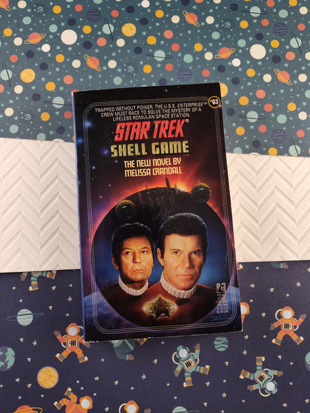 Vintage 1993 1st Printing Star Trek: Shell Game #63 Pocket Books Softcover