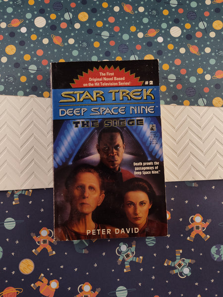 Vintage 1993 1st Printing Star Trek, Deep Space Nine: The Siege #2 Pocket Books Softcover