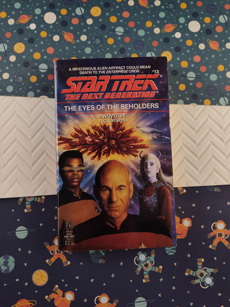 Vintage 1990 Star Trek, The Next Generation: The Eyes of the Beholders #13 Pocket Books Softcover