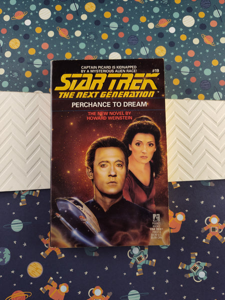 Vintage 1991 Star Trek, The Next Generation: Perchance to Dream #19 Pocket Books Softcover