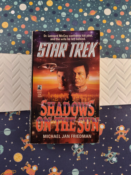 Vintage 1994 1st Printing Star Trek: Shadows on the Sun Pocket Books Softcover