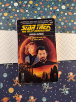 Vintage 1992 1st Printing Star Trek, The Next Generation: Imbalance #22 Pocket Books Softcover