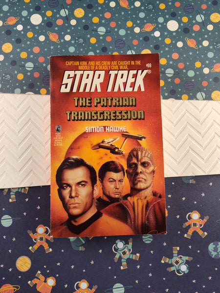 Vintage 1994 1st Printing Star Trek: The Patrian Transgression #69 Pocket Books Softcover