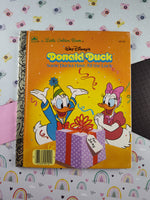 Vintage 1987 Little Golden Book: Donald Duck, Some Ducks Have All the Luck Hardcover