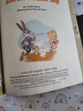 Vintage 1986 Hardcover Little Golden Book "Bugs Bunny and the Health Hog" Nice & Clean