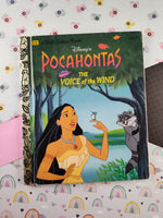 Vintage 1995 Little Golden Book: Disney's Pocahontas, the Voice of the Wind Hardcover