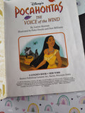 Vintage 1995 Little Golden Book: Disney's Pocahontas, the Voice of the Wind Hardcover