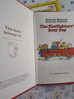 Vintage 1997 Richard Scarry Busy Day Storybooks Hardcover Set/2