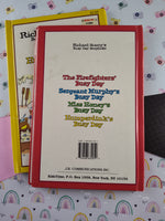 Vintage 1997 Richard Scarry Busy Day Storybooks Hardcover Set/2