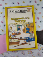 Vintage 1997 Richard Scarry Busy Day Storybooks Hardcover Set/2