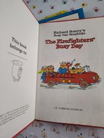 Vintage 1997 Richard Scarry Busy Day Storybooks Hardcover Set/3