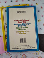 Vintage 1997 Richard Scarry Busy Day Storybooks Hardcover Set/3