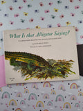 Vintage 1972 1st Printing Scholastic What Is that Alligator Saying?, Softcover