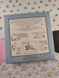 Vintage Classic Pooh Winnie the Pooh Rubber Stamp Kit Unused, Clean "Letters & What-Not"