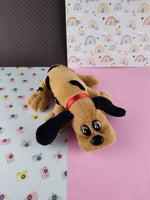 Vintage 1986 Small Brown/Black Pound Puppy Plush, Nice & Clean