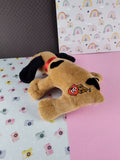 Vintage 1986 Small Brown/Black Pound Puppy Plush, Nice & Clean