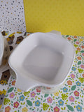 Vintage Corning P-41-B Spice of Life 3/4 Cup Casserole Dishes Set/2 w/Plastic Lids, EXCELLENT