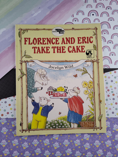 Vintage 1990 Reading Rainbow Book "Florence and Eric Take the Cake" Softcover, Nice & Clean