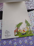 Vintage Vagabond Creations "Camper Scampers" Illustrated Flip Notepad, Nice & Clean