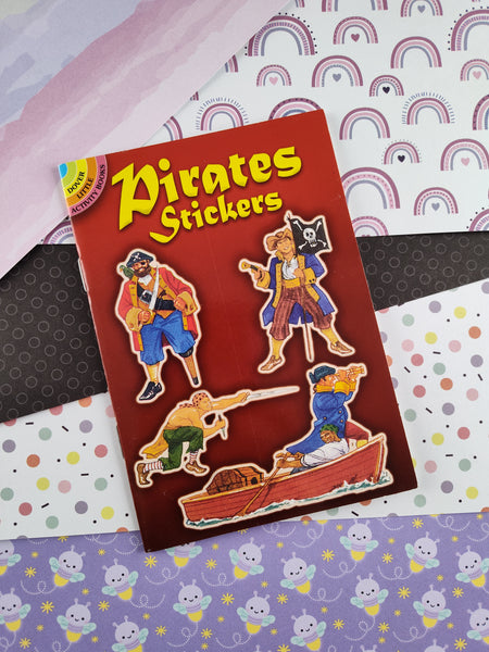 Vintage 1998 Dover Little Activity Books: Pirates Stickers CLEAN UNUSED