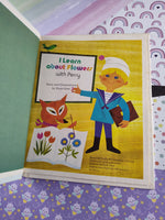 Vintage 1968 Rand McNally Book, "I Learn About Flowers" Hardcover