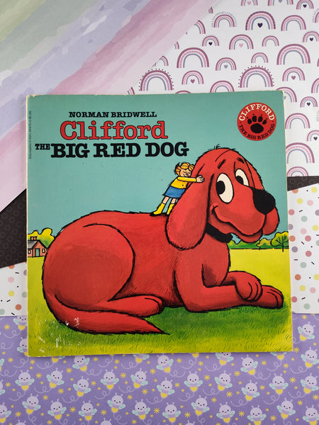 Vintage 1985 Paperback Clifford the Big Red Dog by Norman Bridwell Nice & Clean