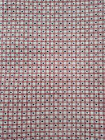 Vintage Olde Country Amish Mennonite Hearts Fabric Remnant, 2 yd x 45" W