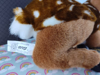 Vintage 1997 Fable Softies Cute 12" Deer Soft Plush Doll NWT