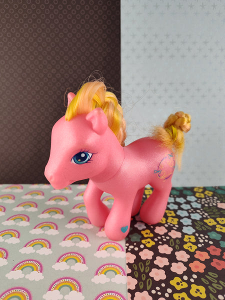 Vintage My Little Pony Official Hasbro Toy, Hot Pink Amberlocks