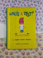 Vintage 1962 Weekly Reader Series Who's a Pest?, Hardcover