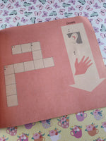 Vintage 1973 The See-Saw Crossword Puzzle Book with a Picture Dictionary Softcover, Nice & Clean