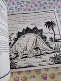 Vintage 1983 Dinosaur Funbook Troubador Press Softcover, Nice & Clean