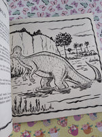 Vintage 1983 Dinosaur Funbook Troubador Press Softcover, Nice & Clean