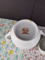 Vintage Tokai China Nagoya, Japan Sugar Dish, Like New CLEAN