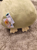 2023 San-X Sumikko Gurashi 16" Plush, Green Penguin w/Cucumber Slice **Tag Attached