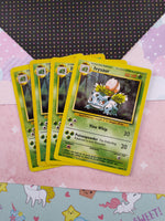 Vintage Uncommon - Set/4 Ivysaur Base Set Non-Holo Pokemon Cards 30/102 - LP