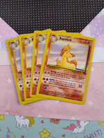 Vintage Uncommon - Set/4 Rapidash Jungle Non-Holo Pokemon Cards 44/64 - LP