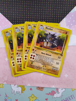 Vintage Uncommon - Set/4 Rhydon Jungle Non-Holo Pokemon Cards 45/64 - LP