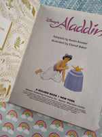 Vintage 1992 Little Golden Book: Walt Disney's Aladdin Hardcover